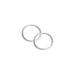Studex Sleeper Facet Medium 14mm Sterling Silver 845