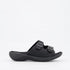 Homyped Crest Massage Womens Slide Sandal Black Size 6