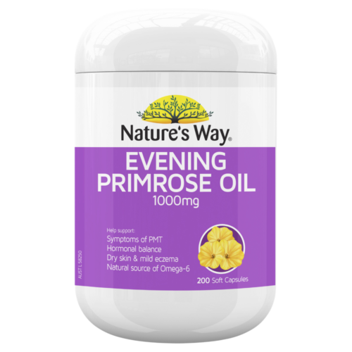 Natures Way 200 Capsules Evening Primrose Oil 1000mg