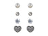 Adnohr Sensation Kids BFF Heart Set Rhodium