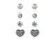 Adnohr Sensation Kids BFF Heart Set Rhodium
