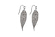 Adnohr Sensation Long Leaf Drop Rhodium