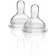 Medela Wide Base Neck Teat Medium Flow 3Pk