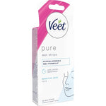 Veet Pure Cold Wax Strips for Face 20 Strips