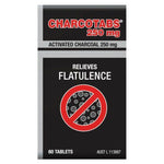 Charcotabs Activated Charcoal 250mg 60 Tablets