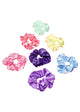 Tilly Satin Scrunchie Collection for Hair 7 Piece Set