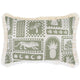 Escape to Paradise Cushion Cover Coastal Fringe Naxos Sage 35CM X 50CM