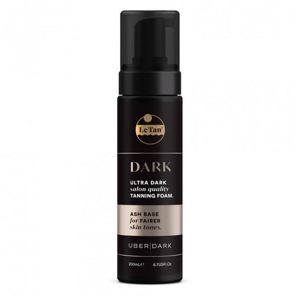 Le Tan Uber Dark Tanning Foam Ash Base - 200mL