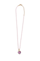 GP Boutique Chic Lilac Love Pendant Necklace for Women