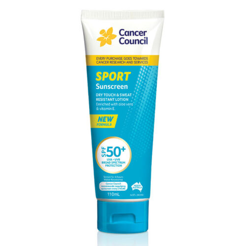 Cancer Council Sport Dry Touch Sweat Resistant SPF50+ 110ml