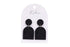 Kiki Black Geo Earrings