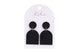 Kiki Black Geo Earrings