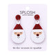 Splosh Christmas Santa Drop Earrings
