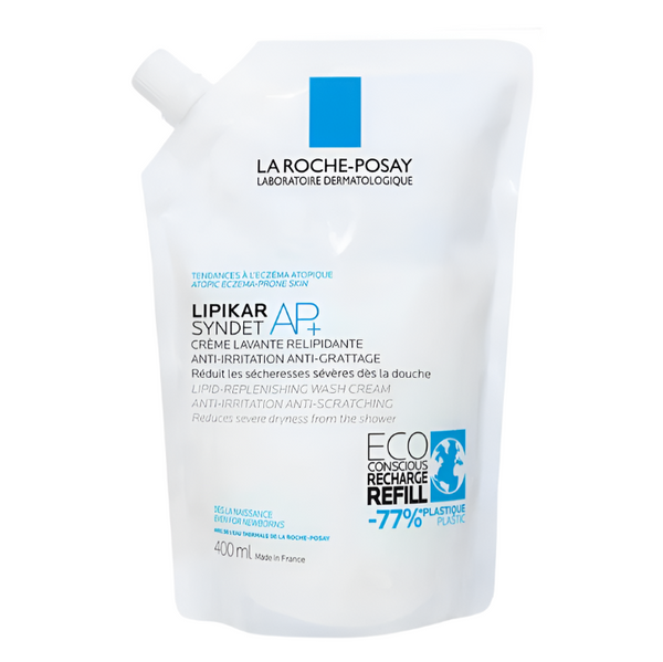 La Roche Posay Lipikar Syndet AP+ Body Wash Cream Refill 400mL