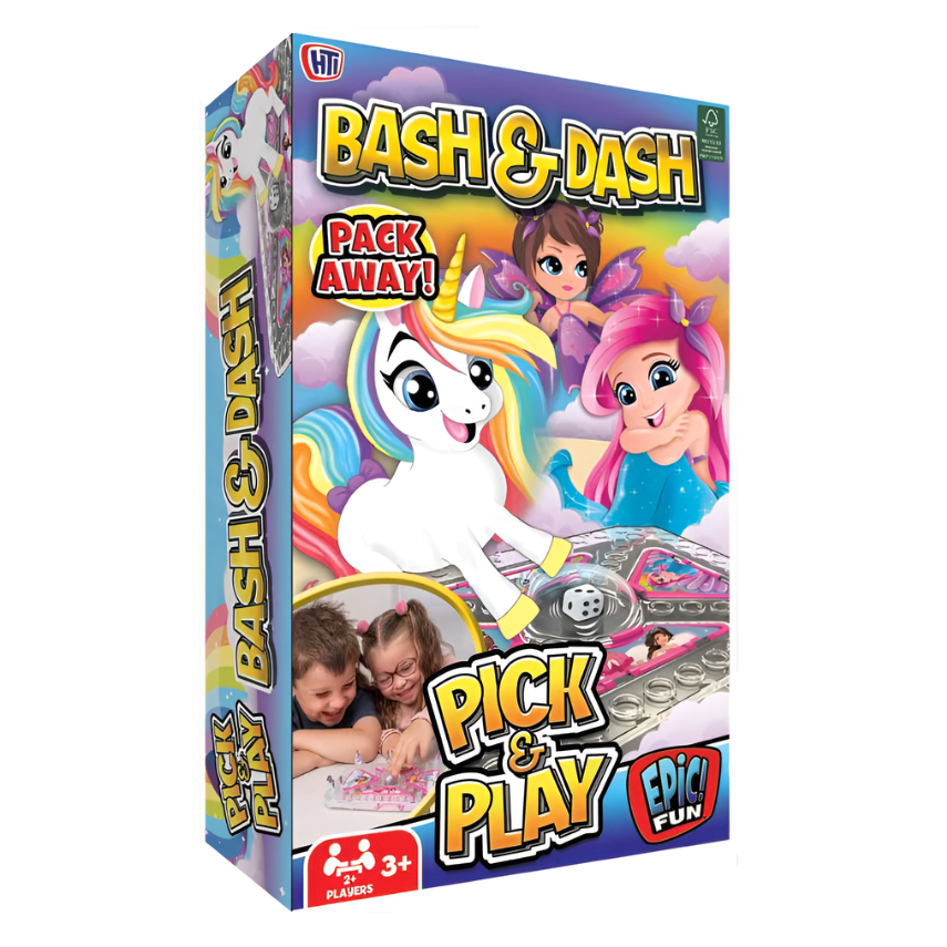 Travel Game Bash & Dash-Magical Pick & Play – Cosmetics Squad