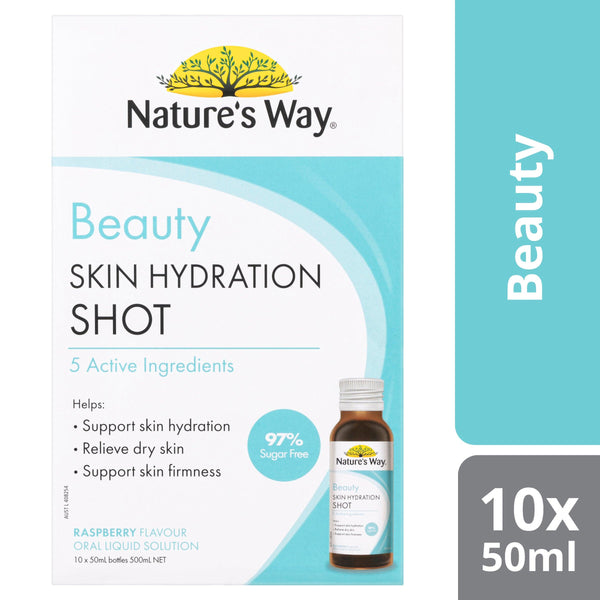 Nature's Way Beauty Skin Hydration Shot 10 x 50ml