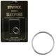 Studex Sterling Silver Medium Plain Sleeper Earrings for Sensitive Ears 14mm