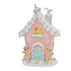 Pastel Fairy Floss LED Gingerbread House Small