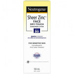 Neutrogena Sheer Zinc Face Lotion SPF 50 59mL