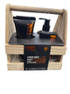 The Nourished Man Timber Crate 4 PC