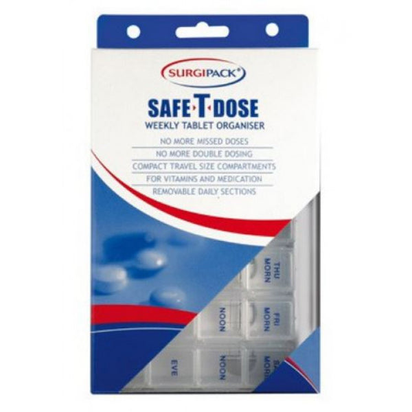Surgipack Safe T Dose Weekly Tablet Organiser Small