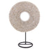 Escape to Paradise Tribal Shell Decor Stand Beige Cowrie Shells Medium