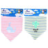 1st Steps Striped Bandana Bib For Babies 0 To 12 Months 1 Piece