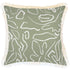 Escape to Paradise Cushion Cover Coastal Fringe Playa Sage 45CM X 45CM