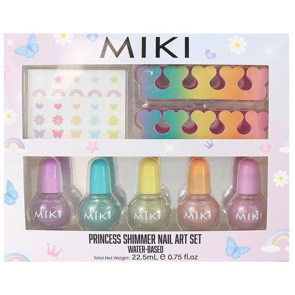 Miki Princess Shimmer Nail Art Set