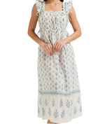 Retreat Myself Arbour Nightie Ruffle Strap Blue Medium