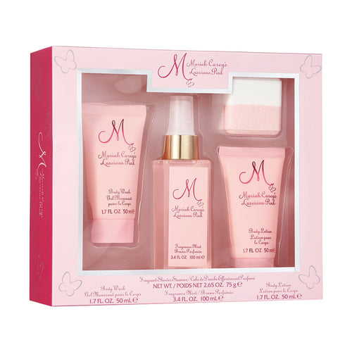 Mariah Carey Luscious Pink 100mL Mist & Body Set 4pc