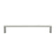 Prestige Half Round & Square Handle Brushed Nickel 160mm