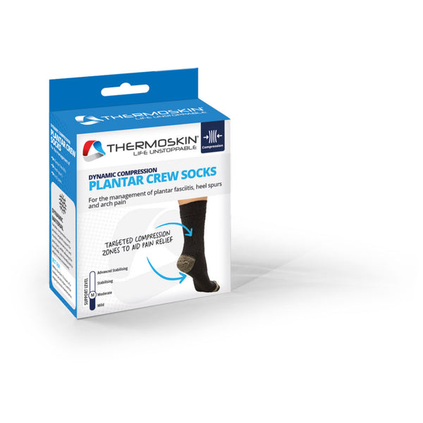 Thermoskin Plantar FXT Compression Socks Crew Small