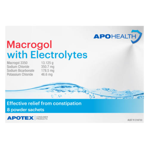 Apohealth Macrogol With Electrolytes 8 Sachets