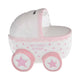 Gibson Gifts Ceramic Baby Infant Pram Money Box Coin Storage w Stopper