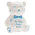 My First Money Bank Mini Teddy Money Box White with Stars