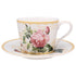 Gibson Gifts Redoute Rose Fine China Tea Cup And  Saucer Set 16CM