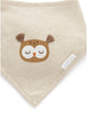 Purebaby Owl Bandana Bib Organic Cotton