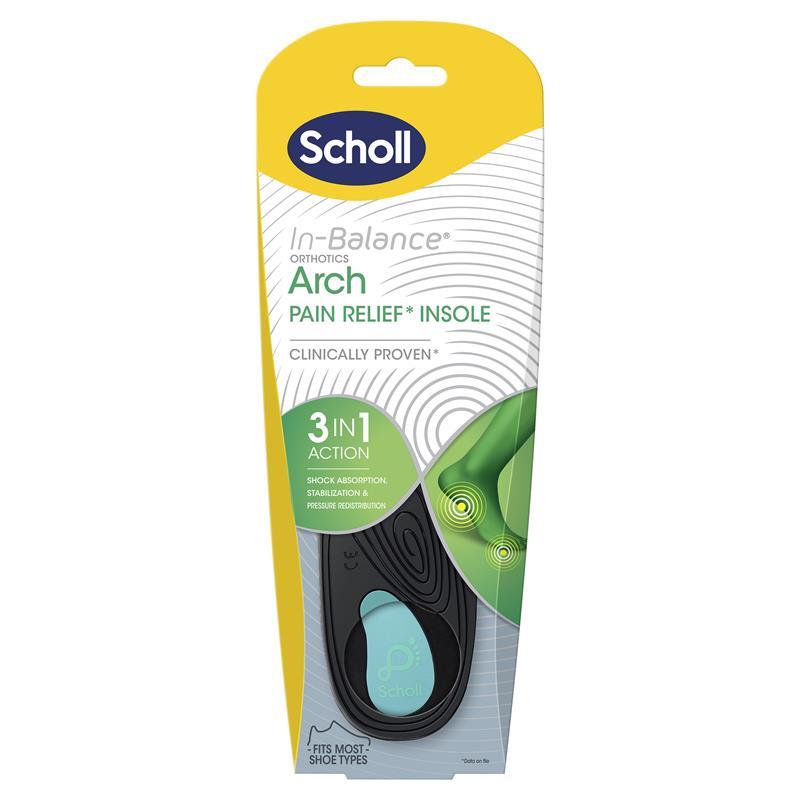 Balance Arch Support Scholl In Balance Foot & Arch Support Orthotic Insole Large – Cosmetics ...