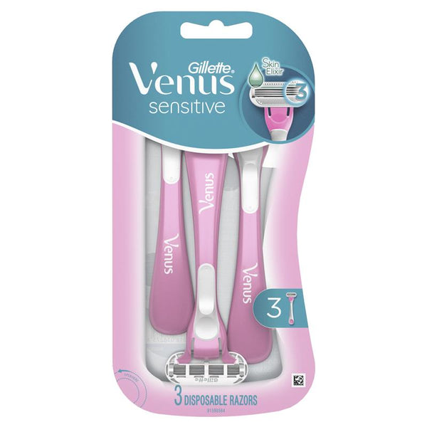 Gillette Venus Sensitive Disposable Razor 3Pk