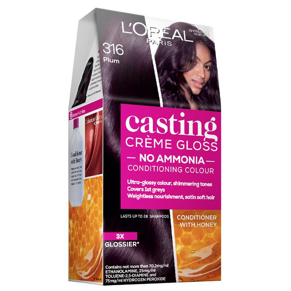 L'Oreal Paris Casting Creme Gloss Semi-Permanent Hair Colour - 316 Plum (