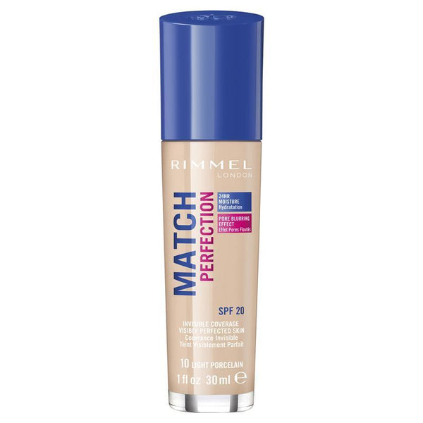 Rimmel Match Perfection Foundation 010 Light Porcelain