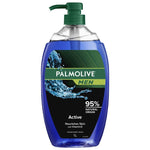 Palmolive Naturals Men Active Body Wash with Mint and Eucalyptus Oil 1L