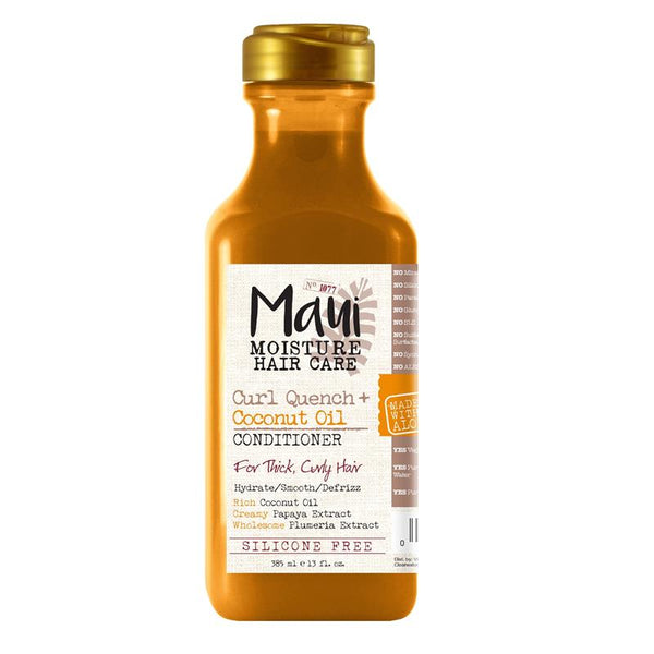 Maui Moisture Curl Quench + Hydrating Coconut Oil Conditioner For Curly Hair 385 ml