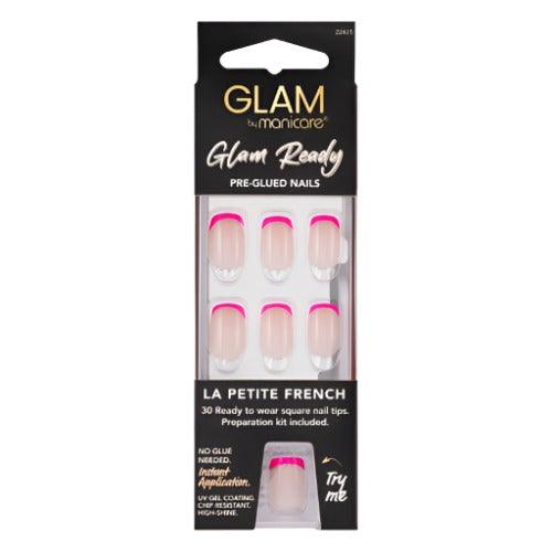 Glam Ready Pre-Glued Nail 30 La Petite French