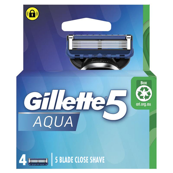 Gillette Blade Aqua Razor Refills 4 Pack