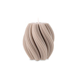Escape to Paradise Swirl Candle Beige Sea Salt & Caramel