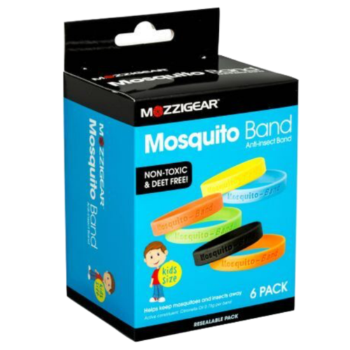 Mozzigear Kids Mosquito Bands 6 wrist band pack - Kids