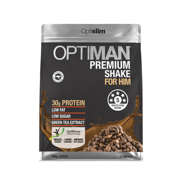 Optislim Optiman Premium Shake Coffee 784g