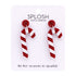 Splosh Christmas Candy Cane Earrings